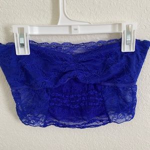 super nice quality blue bralette and sports bra